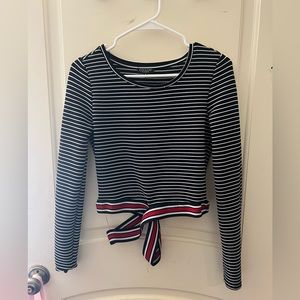 Cool Cat M Striped Polyester Top